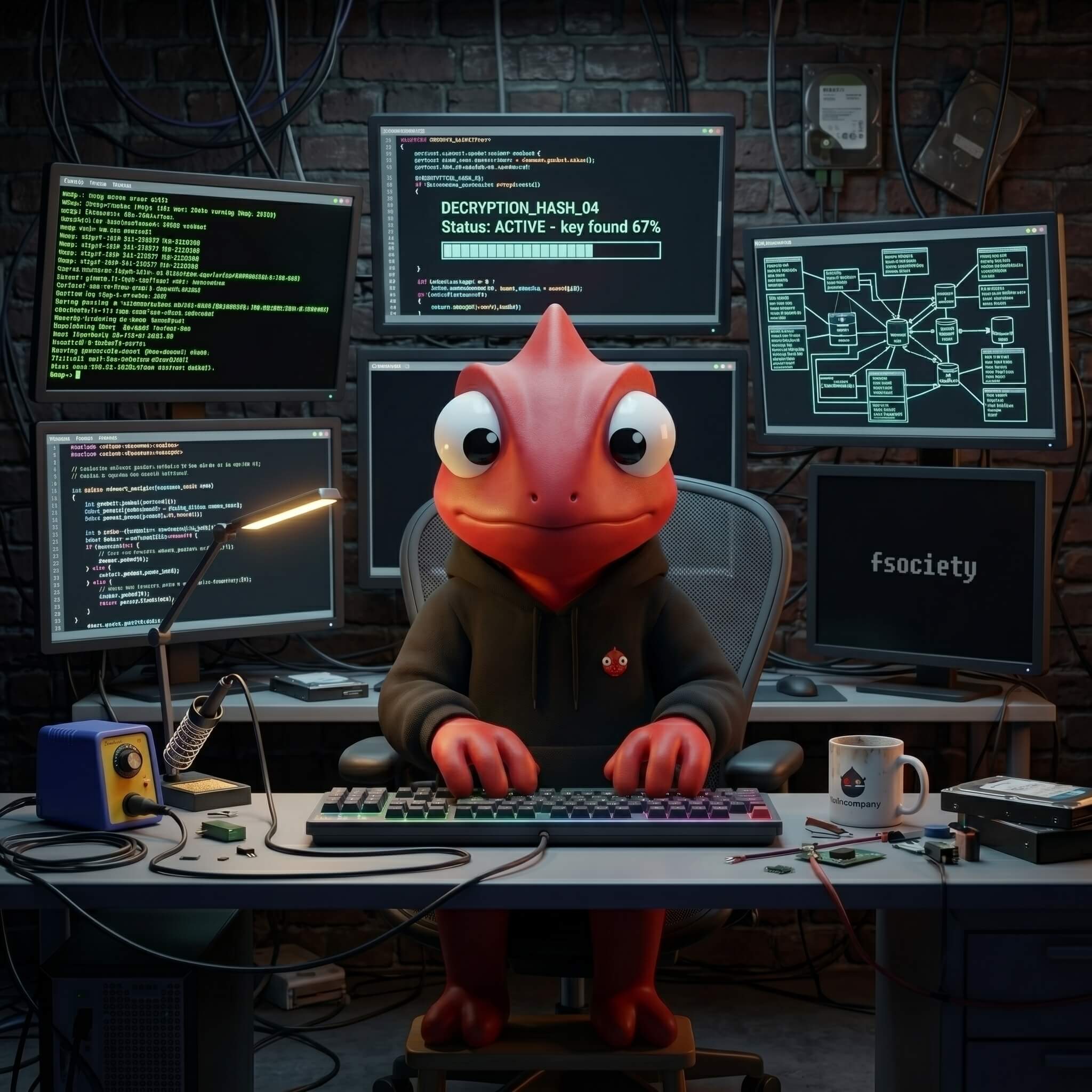 Saisie sur clavier avec icône de verrou représentant la cybersécurité